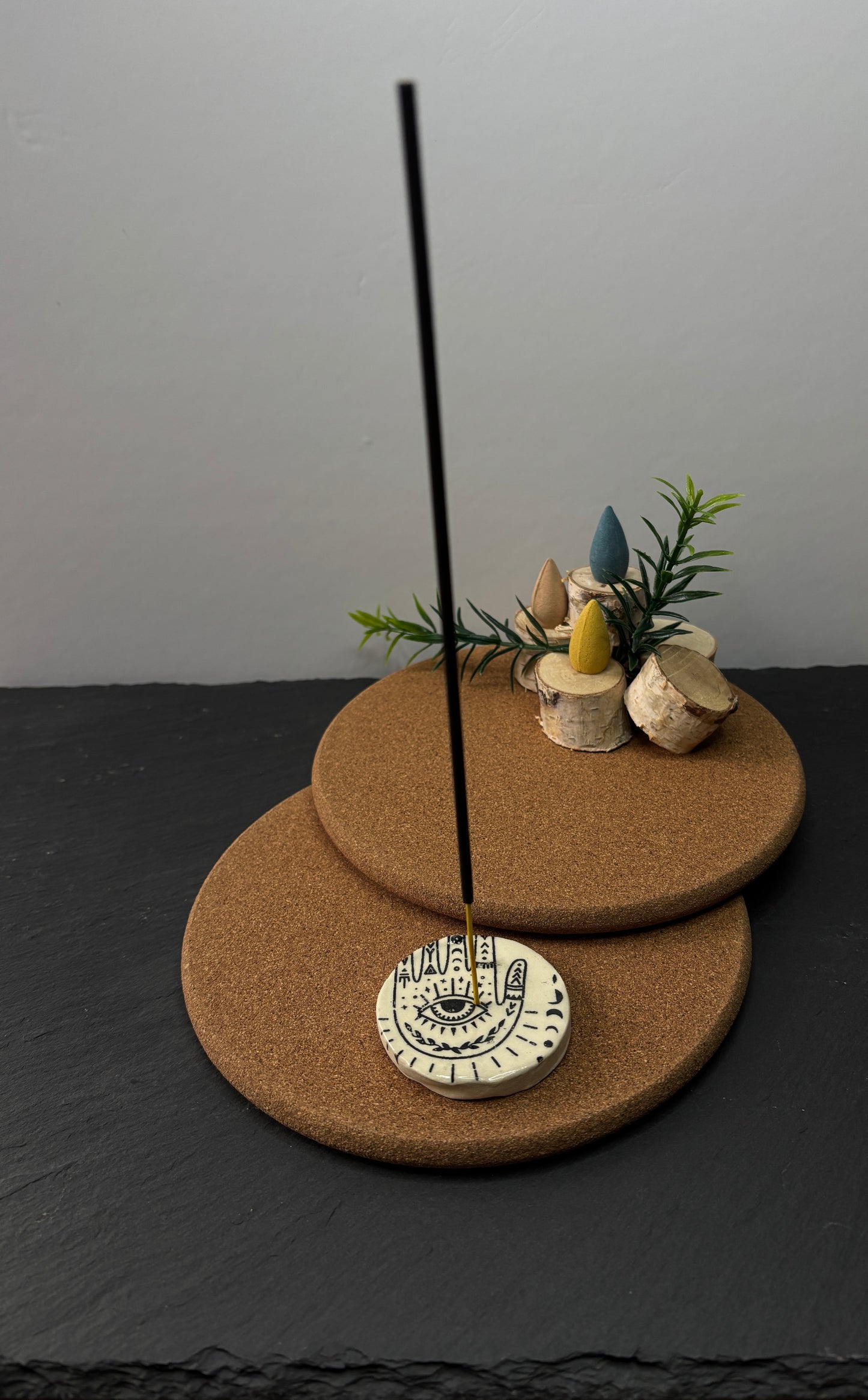 Mystic Loop - Mystical - Circle Incense Holder - Handmade